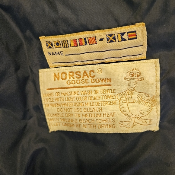 Vintage Saks Fifth Avenue Mighty Mac Out O' Gloucester Beige Zip-Up Coat Sz - Picture 11 of 11